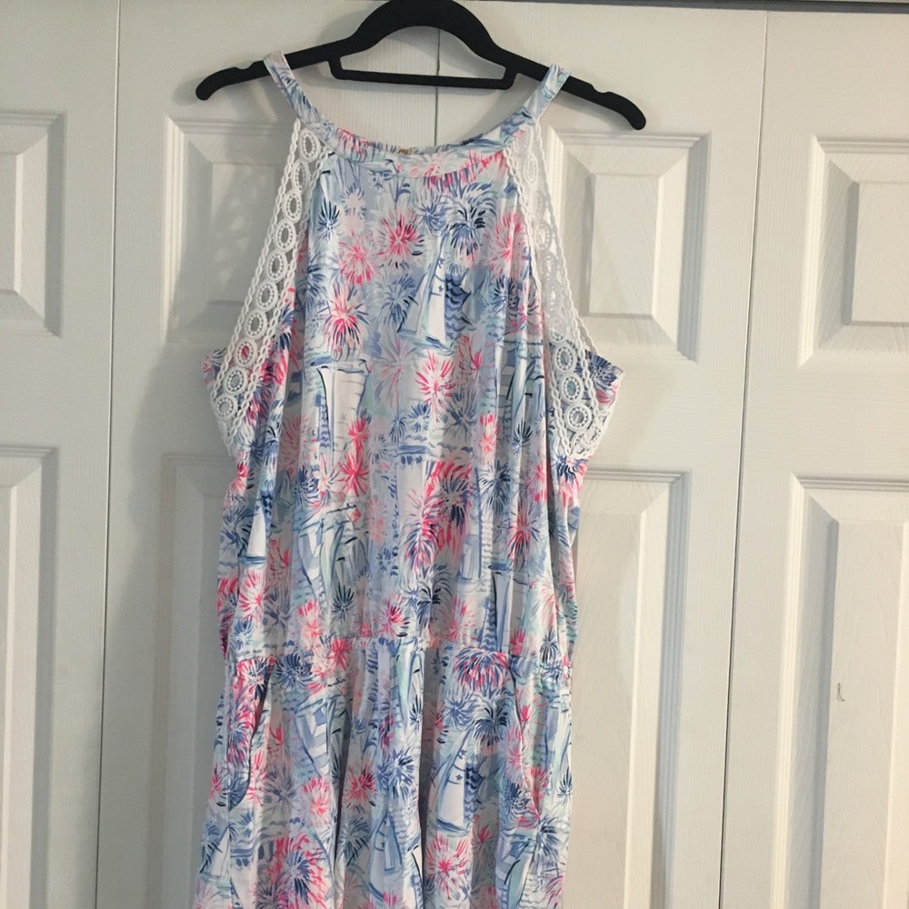 Lily Pulitzer Lala Romper, Sea to Shining Sea